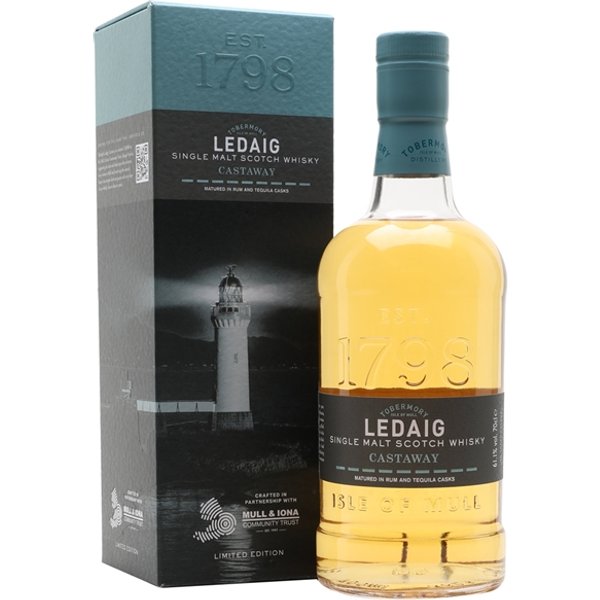 Ledaig Castaway / Rum & Tequila Casks Island Single Malt Scotch Whisky