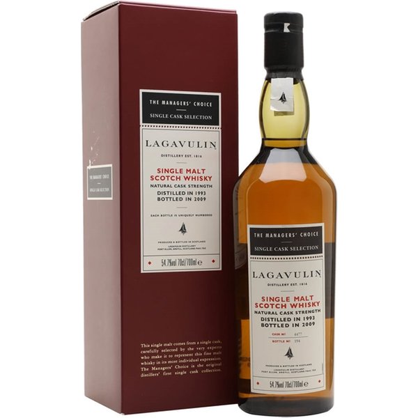 Lagavulin 1993 / Bot.2009 / Managers' Choice / Sherry Cask Islay Whisky