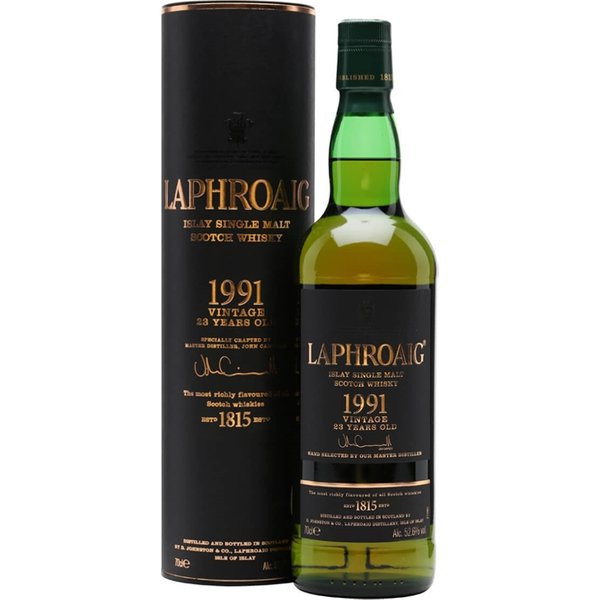 Laphroaig 1991 / 23 Year Old Islay Single Malt Scotch Whisky