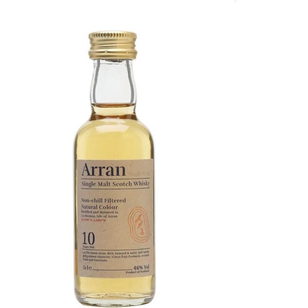 Arran 10 Year Old Malt Miniature Island Single Malt Scotch Whisky