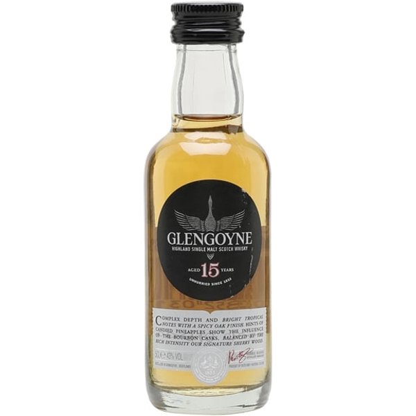 Glengoyne 15 Year Old Miniature Highland Single Malt Scotch Whisky