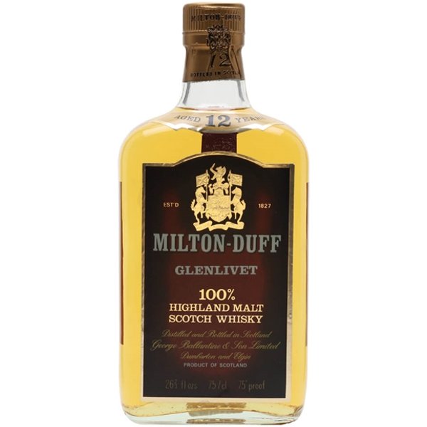 Miltonduff-Glenlivet 12 Year Old / Bot.1970s Speyside Whisky