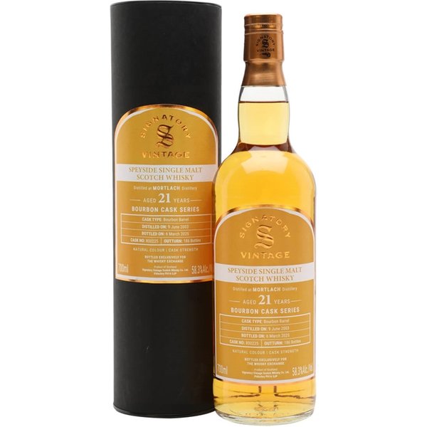 Mortlach 2003 / 21 Year Old / Bourbon Cask / Signatory for The Whisky Exchange Speyside Whisky