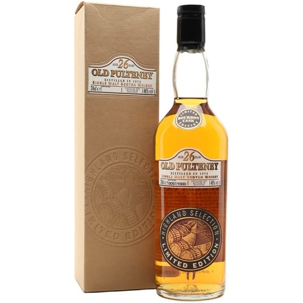 Old Pulteney 1974 / 26 Year Old Highland Single Malt Scotch Whisky