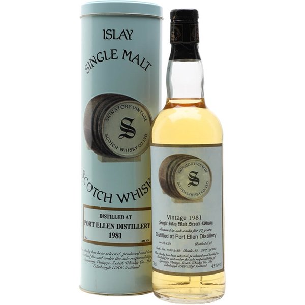 Port Ellen 1981 / 17 Year Old / Cask #1385/88 / Signatory Islay Whisky