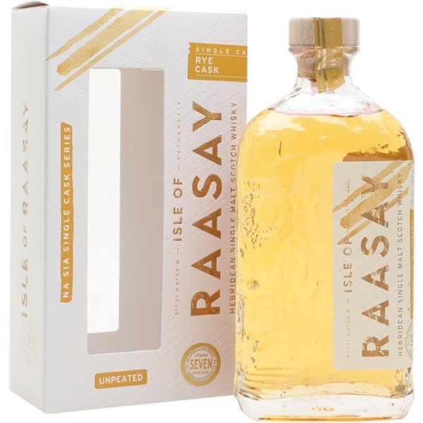 Isle of Raasay American Rye Whiskey Cask / 7 Year Old / Na Sia Unpeated Island Whisky
