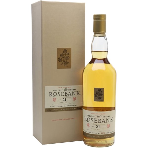 Rosebank 1990 / 21 Year Old / Special Releases 2011 Lowland Whisky