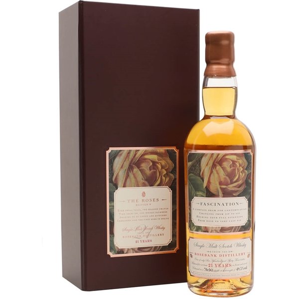 Rosebank 21 Year Old / Fascination Lowland Single Malt Scotch Whisky