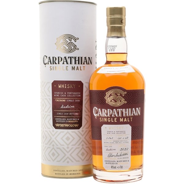 Carpathian Madeira Cask Finish Single Malt Whisky Single Whisky
