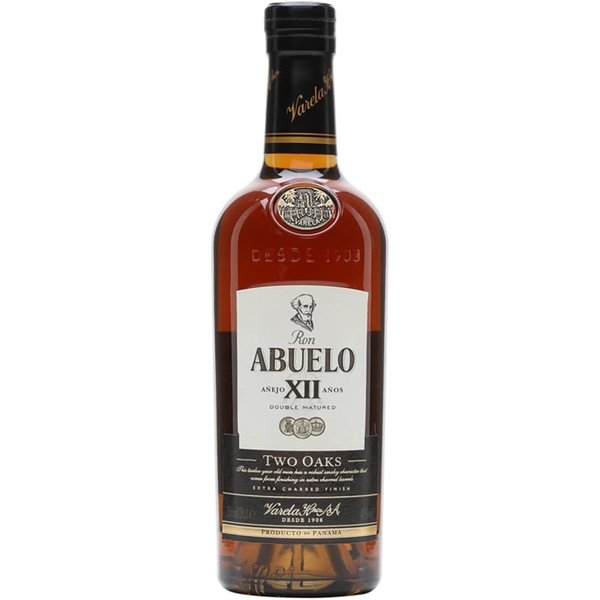 Ron Abuelo 12 Year Old Two Oaks / Small Bottle Single Modernist Rum
