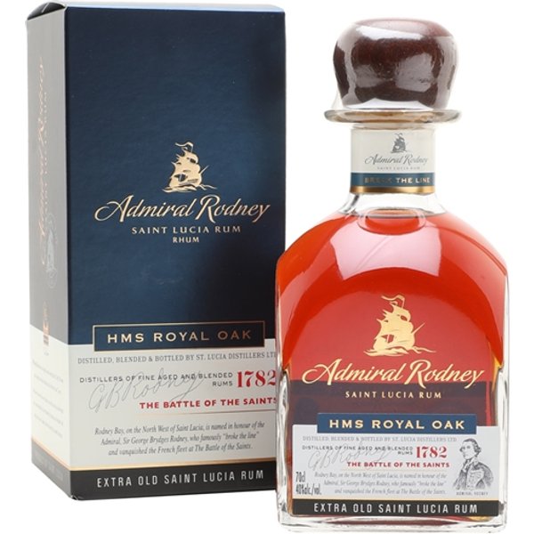 Admiral Rodney HMS Royal Oak Rum Single Traditional Column Still Rum