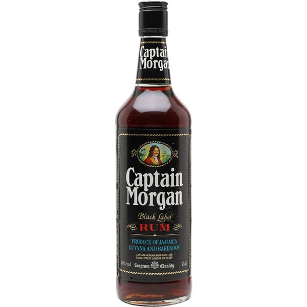 Captain Morgan Black Label / Bot.1980s