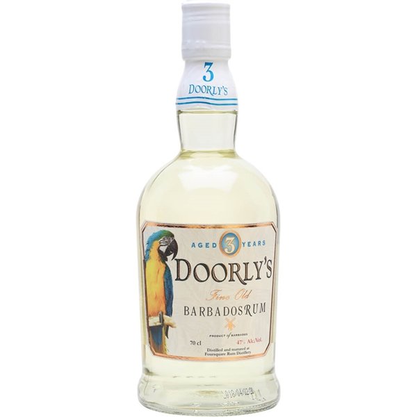 Doorly's 3 Year Old Overproof White Rum Single Traditional Blended Rum