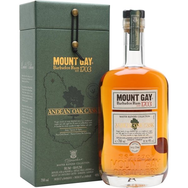 Mount Gay Andean Oak Single Traditional Blended Rum