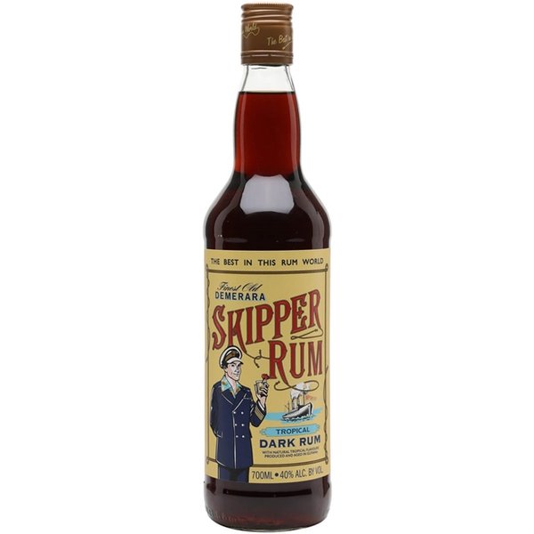 Skipper Rum Tropical Dark Rum Single Traditional Blended Rum