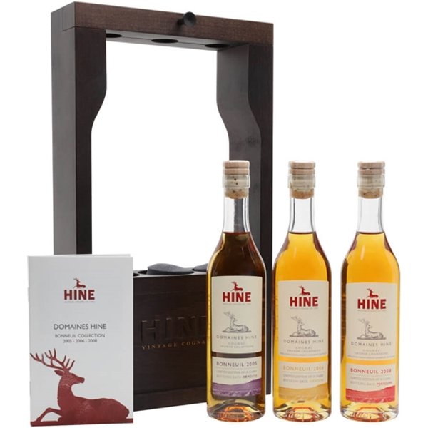 Hine Bonneuil Multi Vintage Gift Set (2005, 2006 & 2008) / 3x20cl