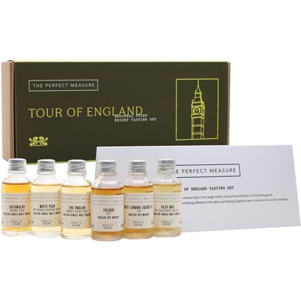 Tour of England Whisky Tasting Set / 6x3cl English Whisky