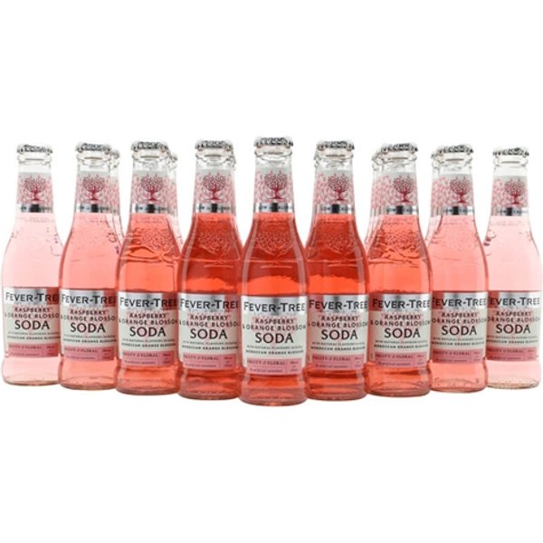 Fever-Tree Raspberry & Orange Blossom Soda / Case of 24x20cl Bottles