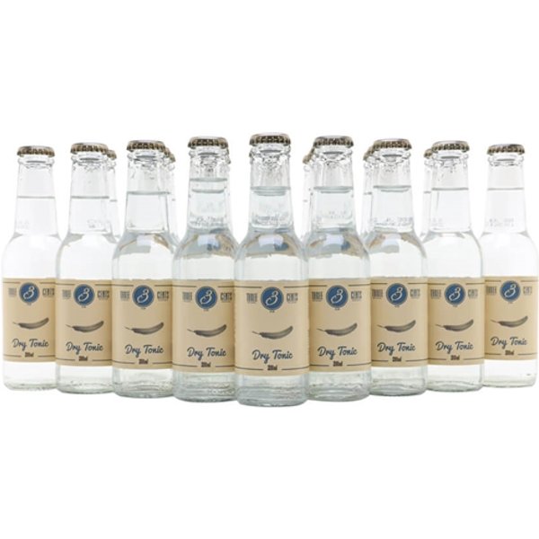 Three Cents Dry Tonic Water / Case of 24x20cl Bottles