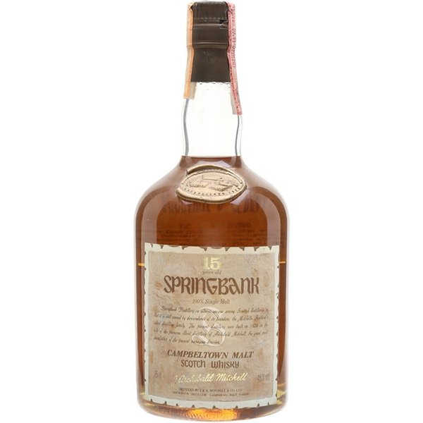 Springbank 15 Year Old / Dumpy Bottle / Bot.1980s Campbeltown Whisky