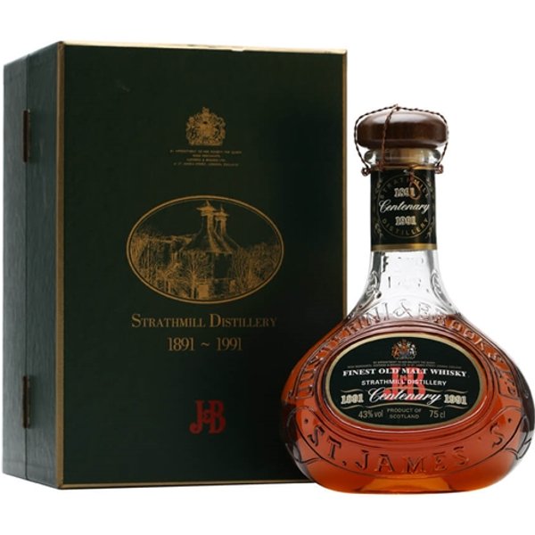 Strathmill Centenary Decanter (1891-1991) Speyside Whisky