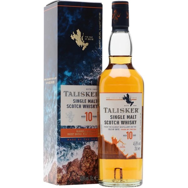 Talisker 10 Year Old / Small Bottle Island Single Malt Scotch Whisky