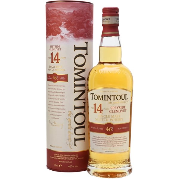 Tomintoul 14 Year Old Speyside Single Malt Scotch Whisky