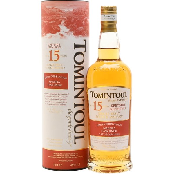 Tomintoul 2008 / 15 Year Old / Madeira Finish Speyside Whisky