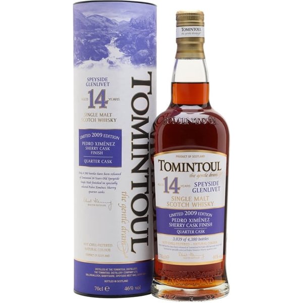 Tomintoul 2009 / 14 Year Old / PX Quarter Cask Finish Speyside Whisky