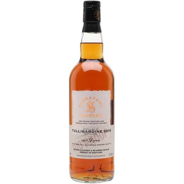 Tullibardine 2015 / 9 Year Old / 100 Proof Edition 44 / Signatory Highland Whisky