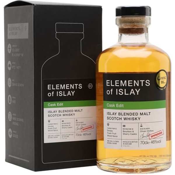 Elements of Islay Cask Edit Islay Blended Malt Scotch Whisky