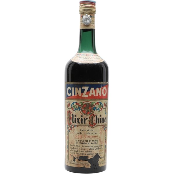 Cinzano Elixir China / Bot.1950s