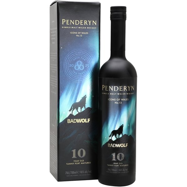 Penderyn Bad Wolf 10 Year Old / Icons Series Welsh Single Malt Whisky