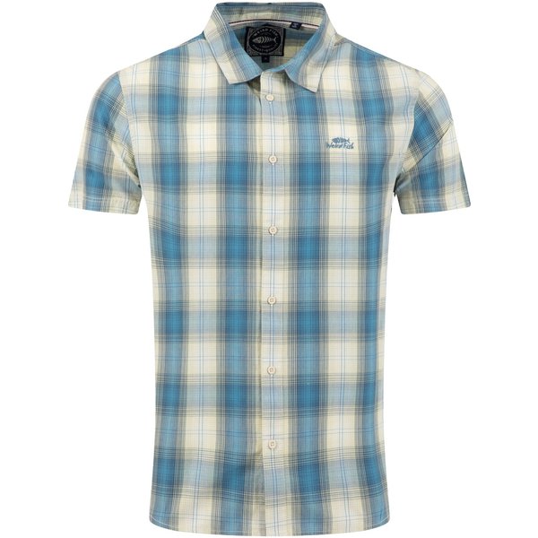 Weird Fish Judd Short Sleeve Check Shirt Bermuda Size 5XL