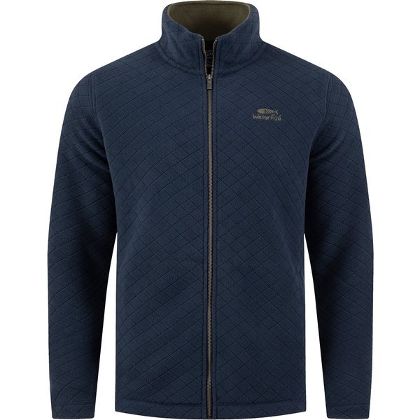 Weird Fish Tanner Full Zip Textured Fleece Navy Size 2XL
