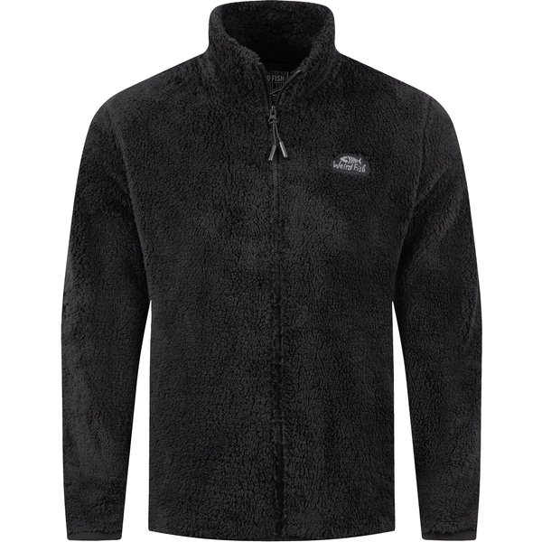 Weird Fish Channing Cosy Full Zip Fleece Black Size 2XL