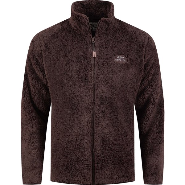 Weird Fish Channing Cosy Full Zip Fleece Black Coffee Size 2XL