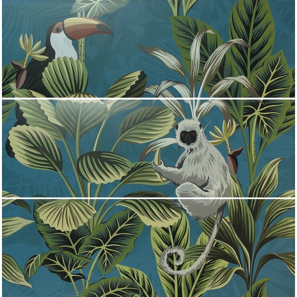 Carrelage Décoratif Végétal II 40X120 Silk