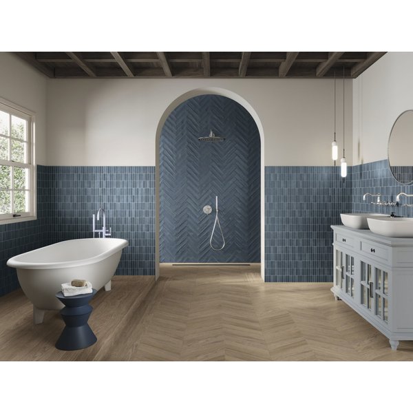 Carrelage Tons Bleus Effet Mosaïque 20x20 Mat Acquarella