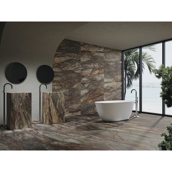 Carrelage Effet Marbre 3D 60x120 Forest Green Marble