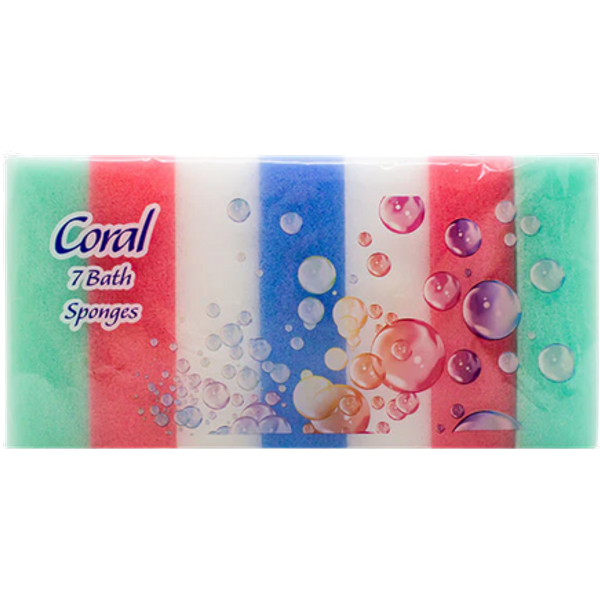 Spugne da bagno Coral – 7 pezzi