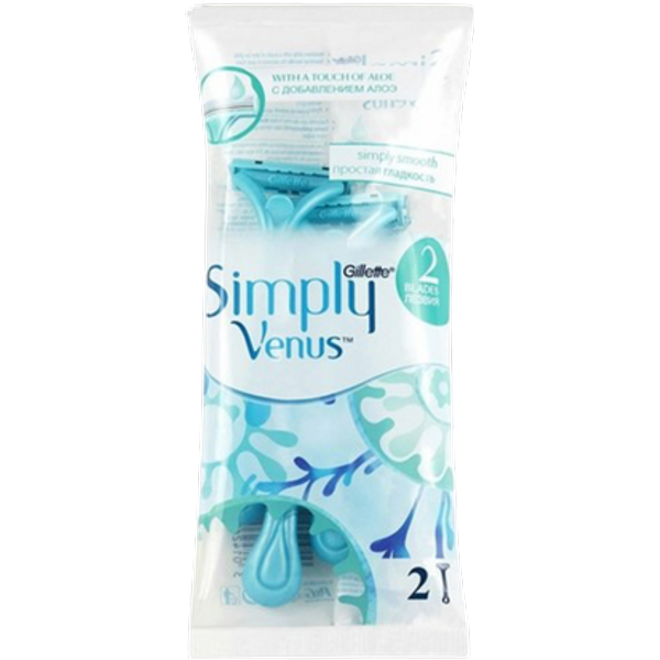Lame da barba usa e getta Gillette Simply Venus - 2 pezzi