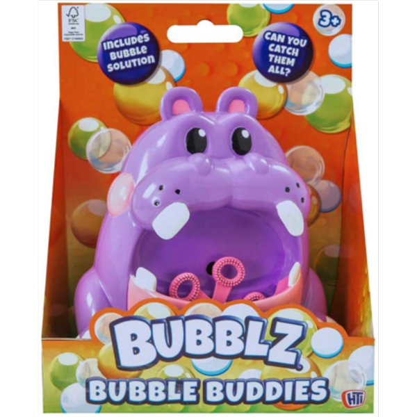 Liquido per bolle Bubblz Bubble Buddies Ippopotamo