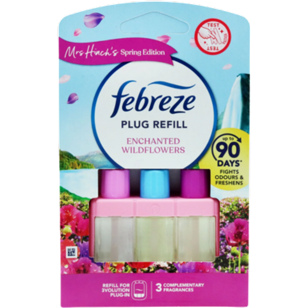 Febreze 3Volution Hinch Wildflowers – Ricarica per deodorante da presa elettrica – 20 ml