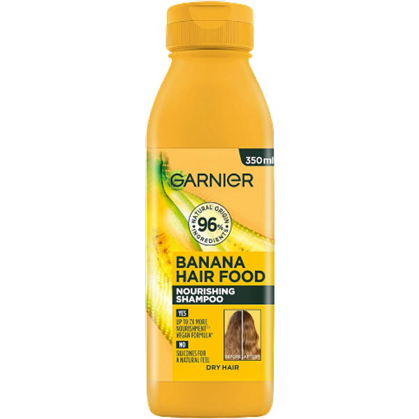 Garnier Ultimate Blends Hair Food Banana Shampoo Nutriente - 350 ml