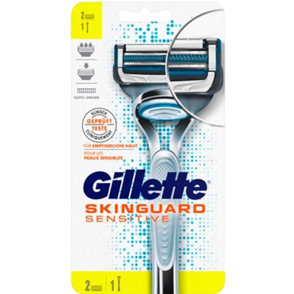 Rasoio Gillette Skinguard Sensitive con 2 lame