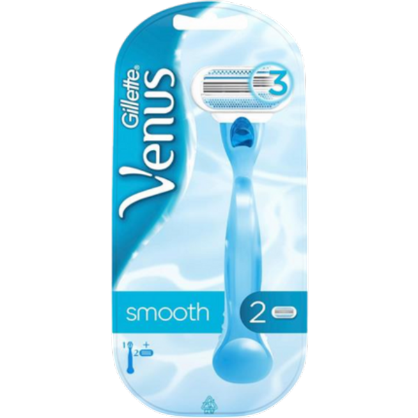 Rasoio Gillette Venus Smooth + 2 lamette