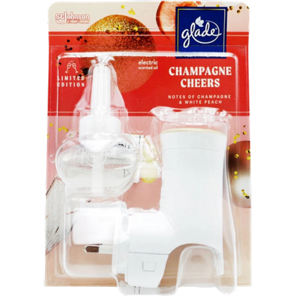 Ricarica per diffusore a spina Glade al profumo di Champagne Cheers – 20 ml