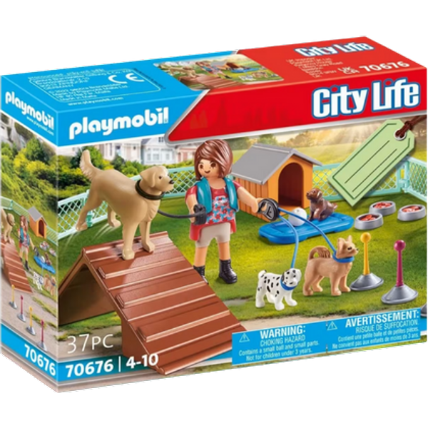 Set regalo Playmobil City Life "Addestratore di cani"