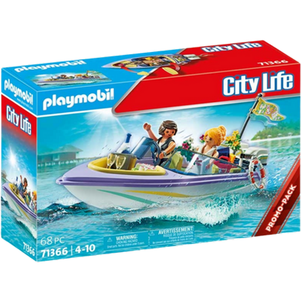 Playmobil City Life Set di gioco "Matrimonio e luna di miele: giro in motoscafo"